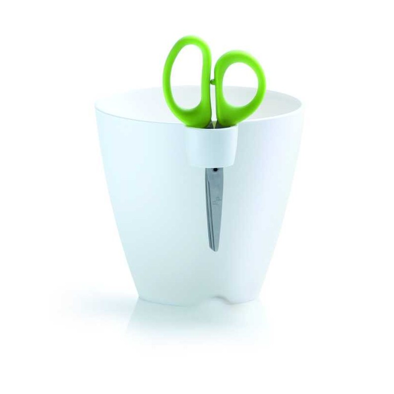 PROSPERPLAST – Plastový kvetináč Limes Uno + nožnice – svetlo zelený