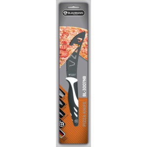BLAUMANN – Nôž na pizzu čepeľ 11 cm červený, BL-3007NR