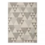 Béžový vonkajší koberec Universal Clhoe Triangles, 80 x 150 cm