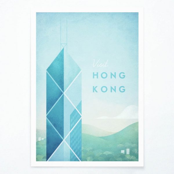 Plagát Travelposter Hong Kong, A2