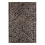 Hnedo-černý vonkajší koberec Bougari Mardin, 70 x 140 cm