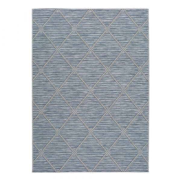 Modrý vonkajší koberec Universal Cork, 155 x 230 cm