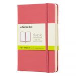 Ružový zápisník v pevnej väzbe Moleskine Daisy, 192 strán