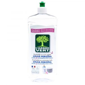 Ekologický prostriedok na umývanie riadu pre citlivú pokožku L´Arbre Vert Sensitive, 2×750 ml