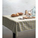 Obrus ​​Linen Couture Yellow Vichy, 140 x 200 cm