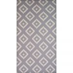 Sivý koberec Vitaus Geo Winston, 80 x 150 cm