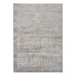 Sivý koberec z viskózy Universal Lara Ornament, 160 x 230 cm