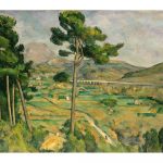 Reprodukcia obrazu Paul Cézanne – Mont Sainte, 80 × 70 cm