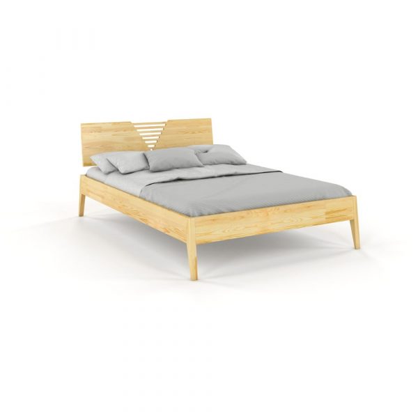 Dvojlôžková posteľ z borovicového dreva Skandica Visby Wolomin, 180 x 200 cm