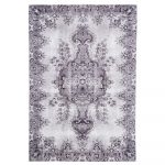 Svetlosivý koberec Floorita Jasmine Light Grey, 120 × 180 cm