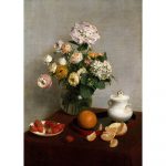 Reprodukcia obrazu Henri Fantin-Latour – Flowers and Fruit, 45 × 60 cm