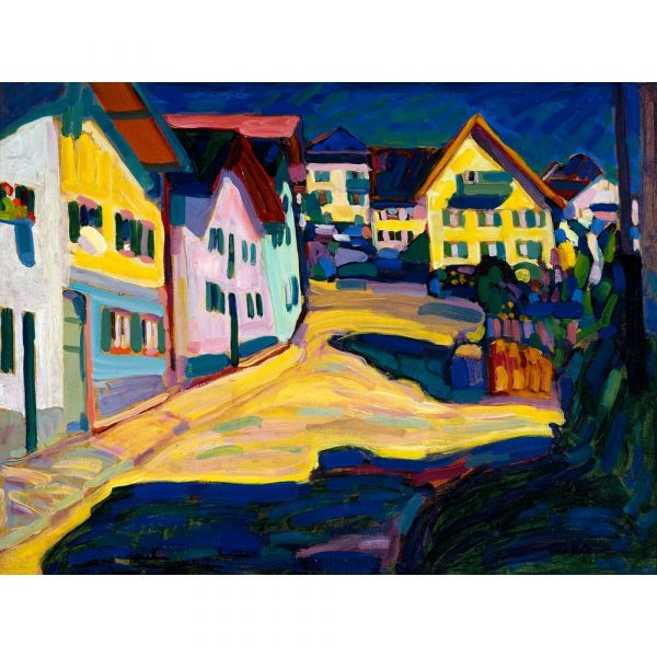 Reprodukcia obrazu Vasilij Kandinskij – Castle Grave Street, 80 × 60 cm