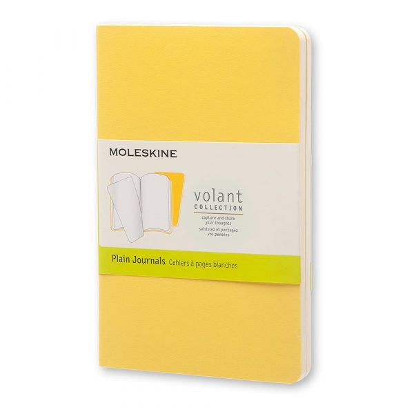 Žltý zápisník Moleskine Volant, 80 strán