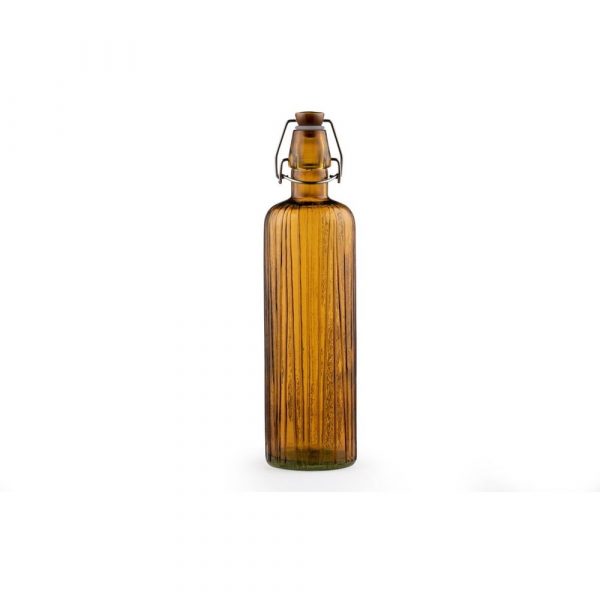 Žltá fľaša na vodu Bitz Basics Amber, 0,75 ml