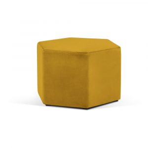 Žltý puf Milo Casa Marina, ⌀ 60 cm