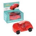 Červené orezávatko v tvare auta Rex London Supercar
