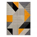 Oranžovo-sivý koberec Universal Gladys Duro, 140 × 200 cm