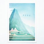 Plagát Travelposter Peru, A3