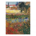 Reprodukcia obrazu Vincenta van Gogha – Flower garden, 40 x 30 cm