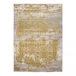 Sivo-zlatý koberec Universal Arabela Gold, 200 x 290 cm