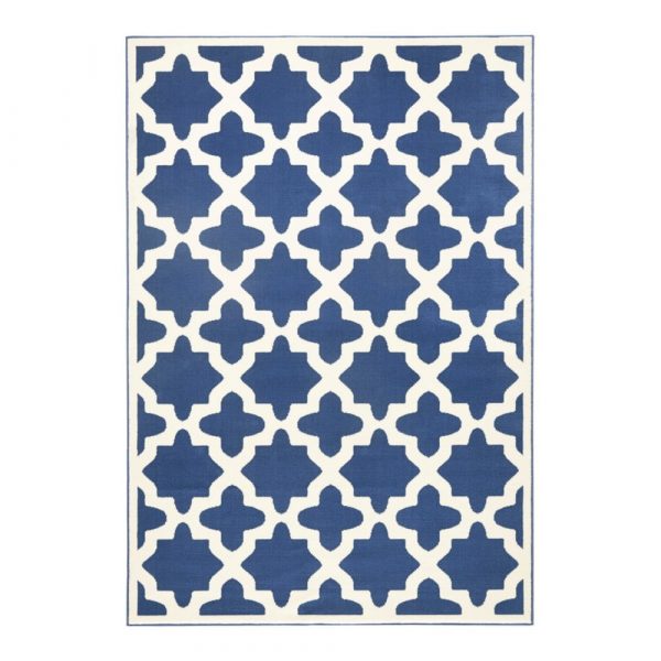 Modrý koberec Zala Living Noble, 70 × 140 cm