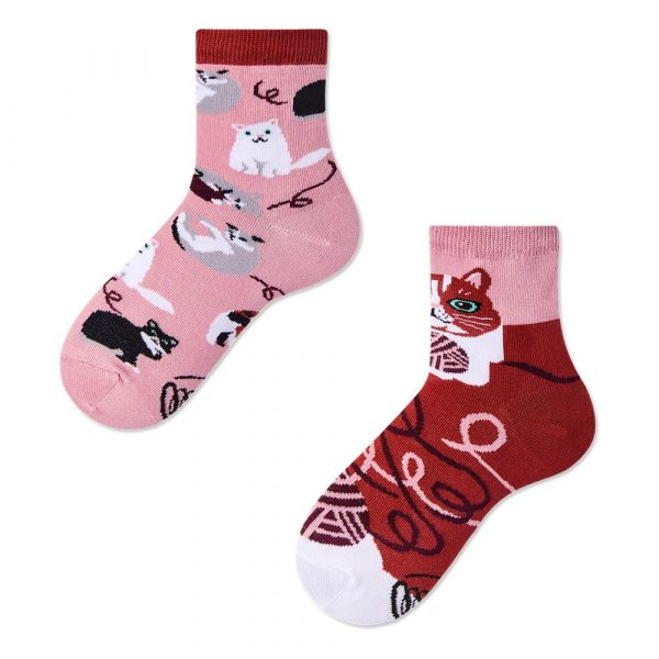 Detské ponožky Many Mornings Playful Cat, veľ. 31-34