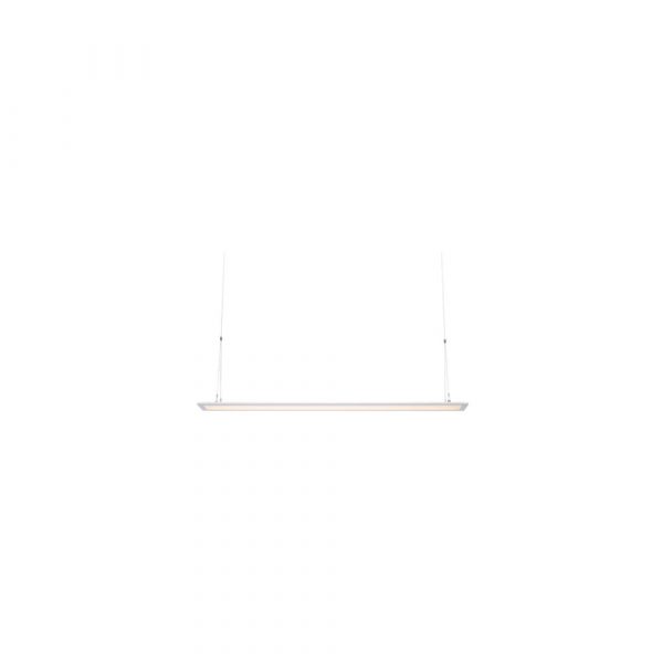 Biele závesné svietidlo Markslöjd Plan, dĺžka 120 cm