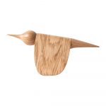 Soška v tvare vtáčika z dubového dreva Gazzda