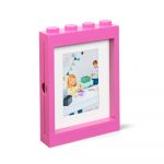 Ružový rámček na fotku LEGO®, 19,3 x 4,7 cm