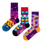 Set 3 párov ponožiek Ballonet Socks Geo v darčekovom balení, veľkosť 41 – 46