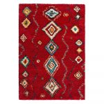 Červený koberec Mint Rugs Geometric, 200 x 290 cm