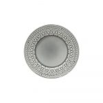 Sivý kameninový dezertný tanier Costa Nova Cristal, ⌀ 22 cm