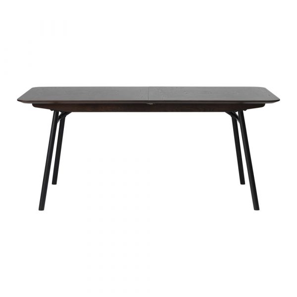Čierny rozkladací jedálenský stôl Unique Furniture Latina, 180 x 90 cm