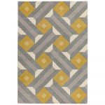 Sivo-žltý koberec Asiatic Carpets Motif, 160 x 230 cm