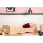 Detská posteľ z borovicového dreva Adeko Pepe Elk, 100 x 190 cm