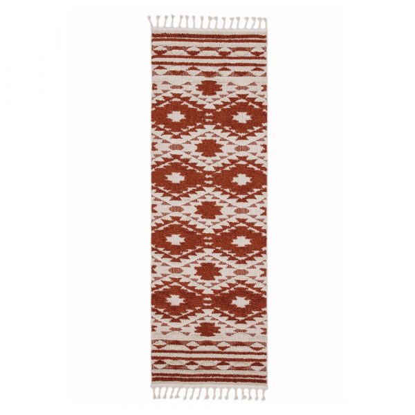Oranžový koberec Asiatic Carpets Taza, 80 x 240 cm