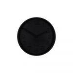 Čierne betónové nástenné hodiny s čiernymi ručičkami Zuiver Concrete