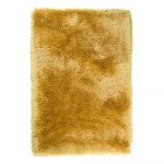 Žltý koberec Flair Rugs Pearls, 80 x 150 cm