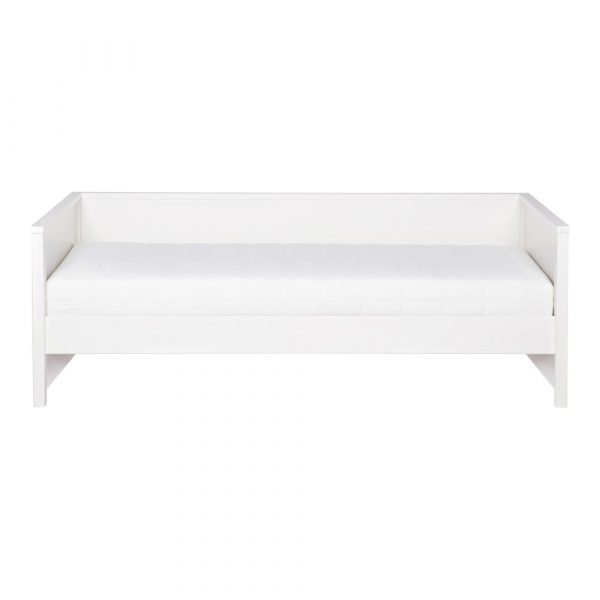 Biela posteľ/sofa WOOOD Nikki, 200 × 90 cm
