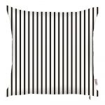 Čierno-biela obliečka na vankúš Mike & Co. NEW YORK Pinky Light Stripes, 43 × 43 cm