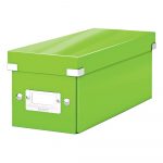 Zelená úložná škatuľa s vekom Leitz CD Disc, dĺžka 35 cm