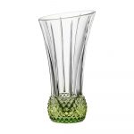 Súprava 2 váz z krištáľového skla Nachtmann Spring Lime, výška 13,6 cm