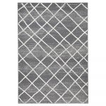 Tmavosivý koberec Zala Living Rhombe, 160 × 230 cm