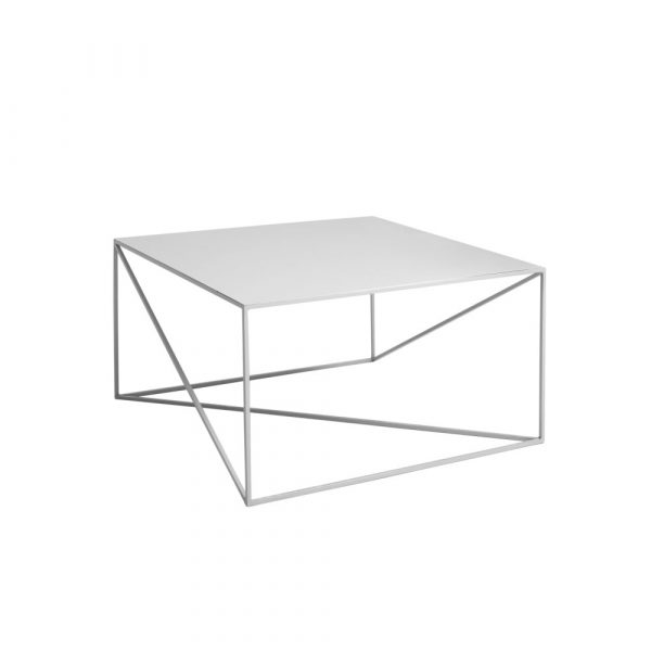 Sivý konferenčný stolík Custom Form Memo, 80 x 80 cm