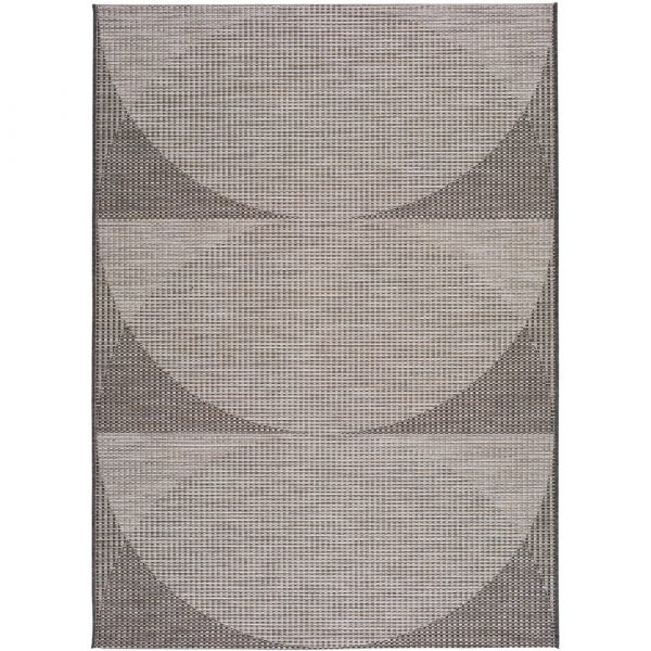 Sivý vonkajší koberec Universal Biorn, 77 x 150 cm