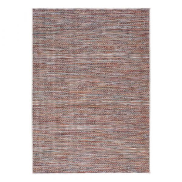 Tmavočervený vonkajší koberec Universal Bliss, 75 x 150 cm