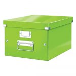 Zelená úložná škatuľa Leitz Universal, dĺžka 37 cm
