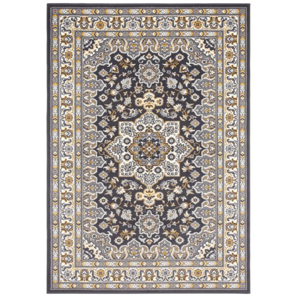 Tmavosivý koberec Nouristan Parun Tabriz, 80 x 150 cm