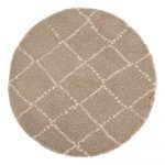 Hnedý koberec Mint Rugs Hash, ⌀ 160 cm