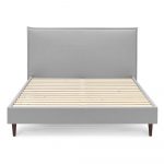 Sivá dvojlôžková posteľ Bobochic Paris Sary Dark, 160 x 200 cm